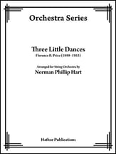 Three Little Dances Orchestra sheet music cover